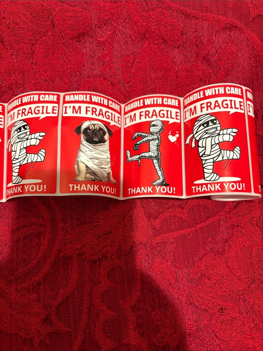Fragile 50 Stickers